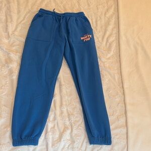 White fox sweat pants